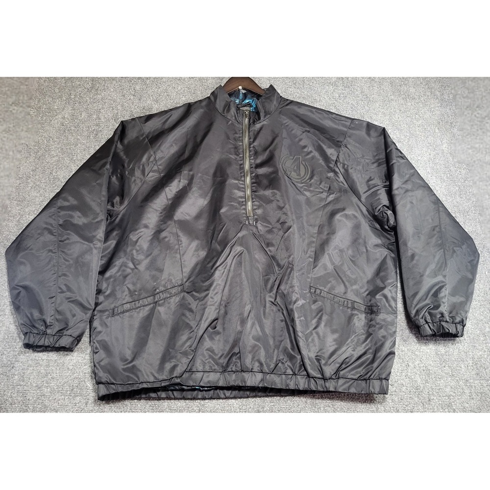 Marvel Avengers Campus 1/4 Zip Windbreaker Pullover Jacket Unisex Size XX-Large